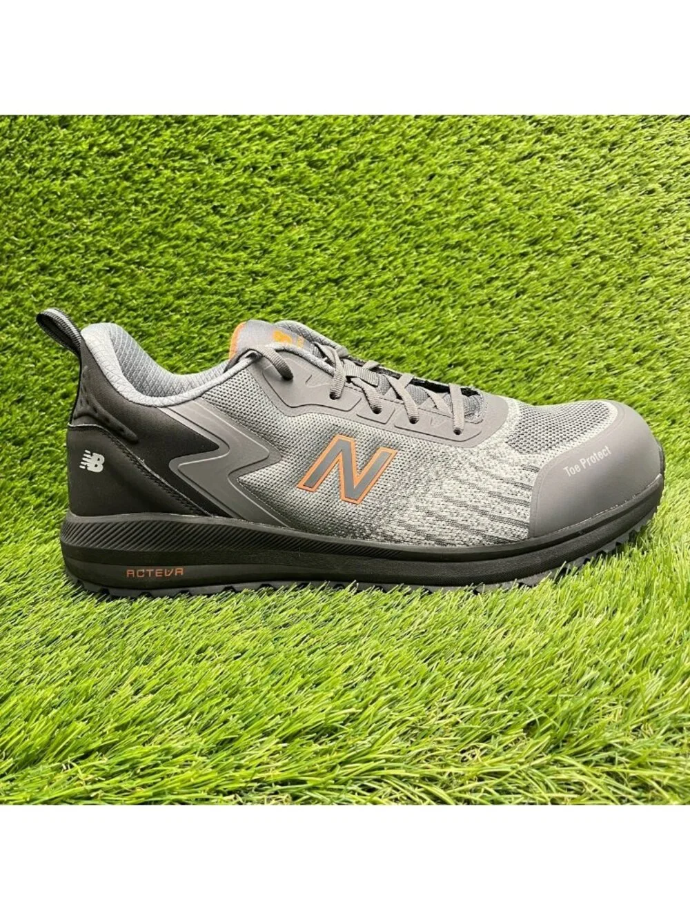 New Balance Speedware Mens Size 14 Gray Black Composite Toe Safety Work Shoes